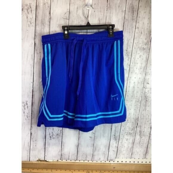Preppy Streetwear Coquette Utility Nike DRI FIT Fly Shorts Blue Large - Picture 1 of 8